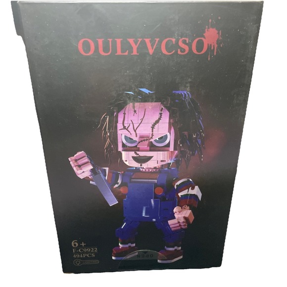 OULYVCSO Chucky Doll Building Block Set, 494 Pcs, 6+ - Picture 1 of 14